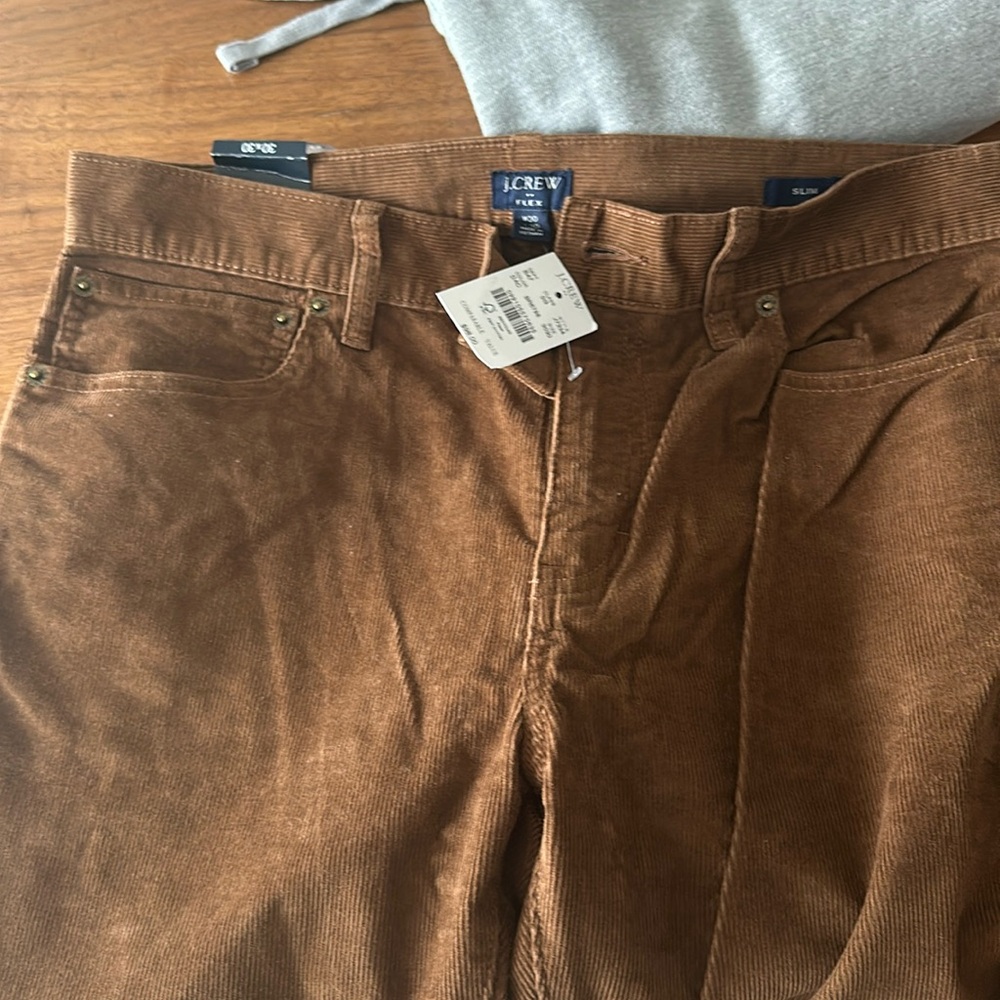J. Crew Brown Corduroy Men’s Pants